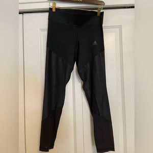 Adidas Climalite mid-rise black leggings